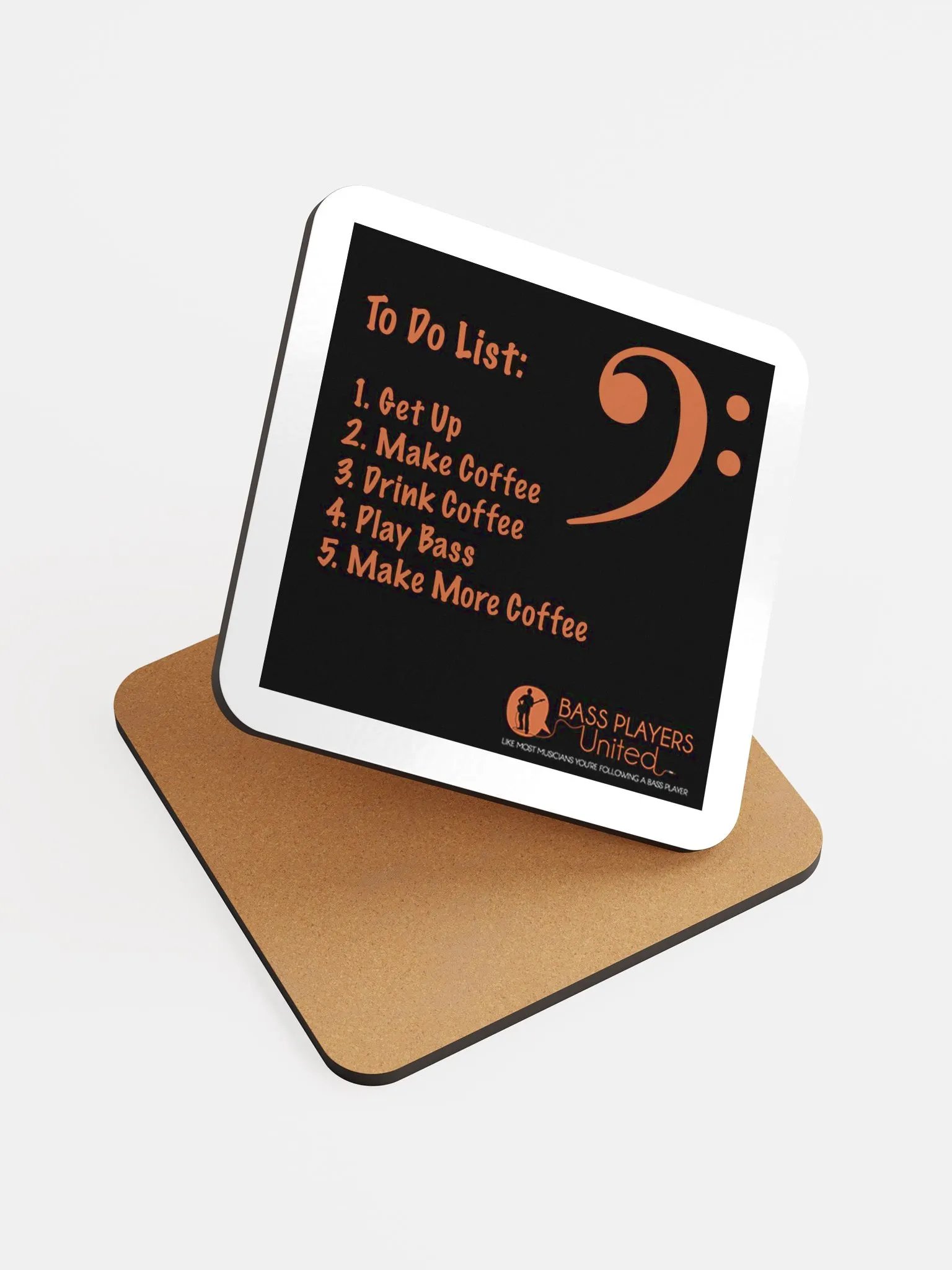 To Do List - Glossed Cork Coaster product image (6)