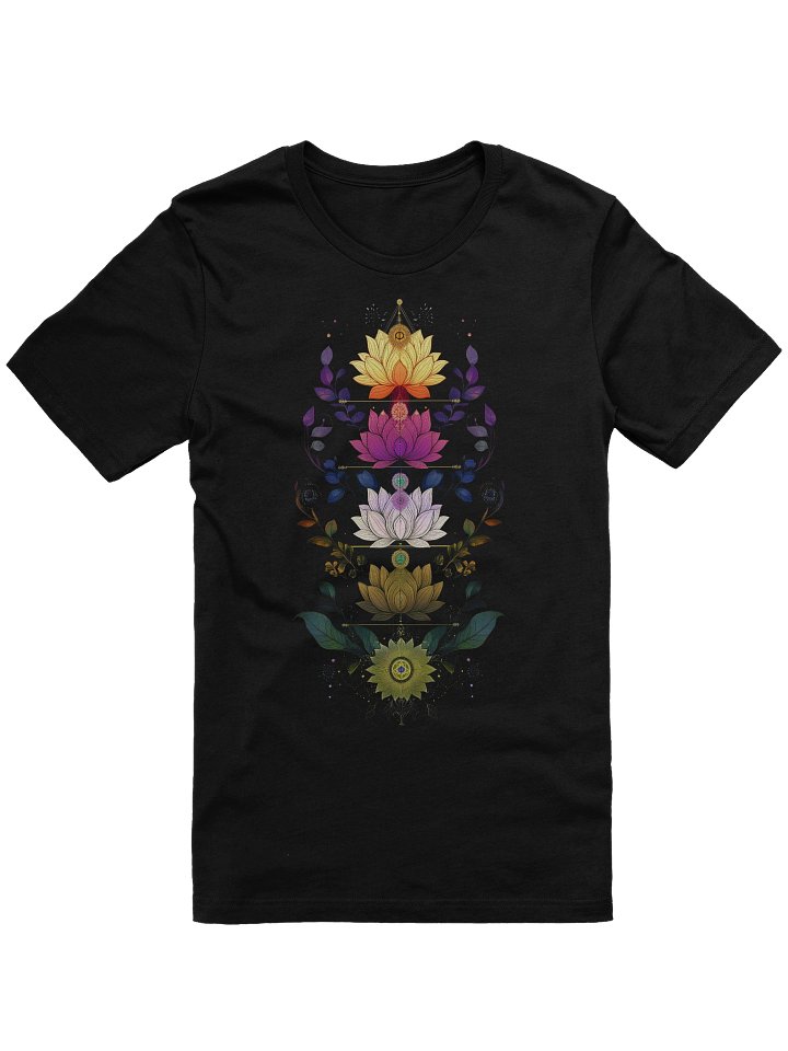 Flowers Chakra Yoga Floral Sacred Geometry Lotus T-Shirt product image (7)