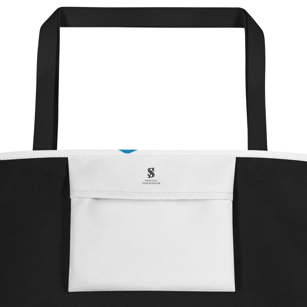 Blue Emblem All-Over Print Tote Bag product image (2)