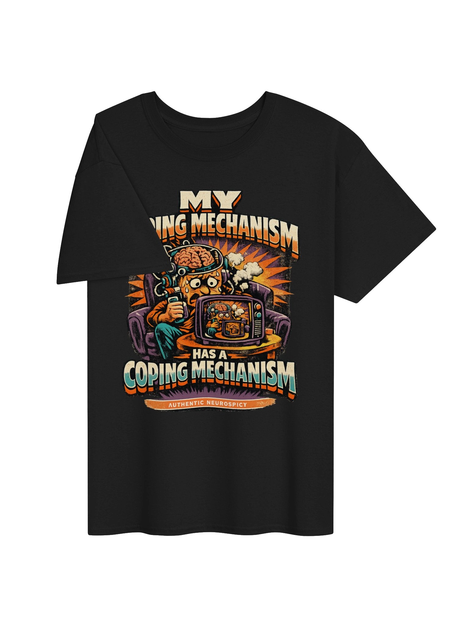 Authentic Neurospicy Coping Mechanism Tee product image (21)