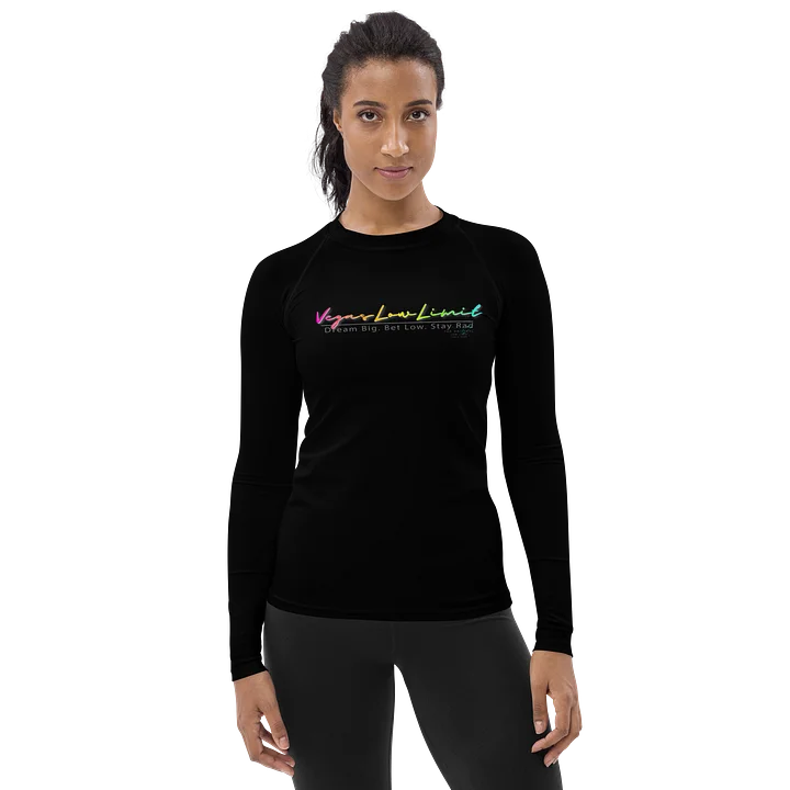 Vegas Low Limit Women's Rash Guard - Black product image (1)
