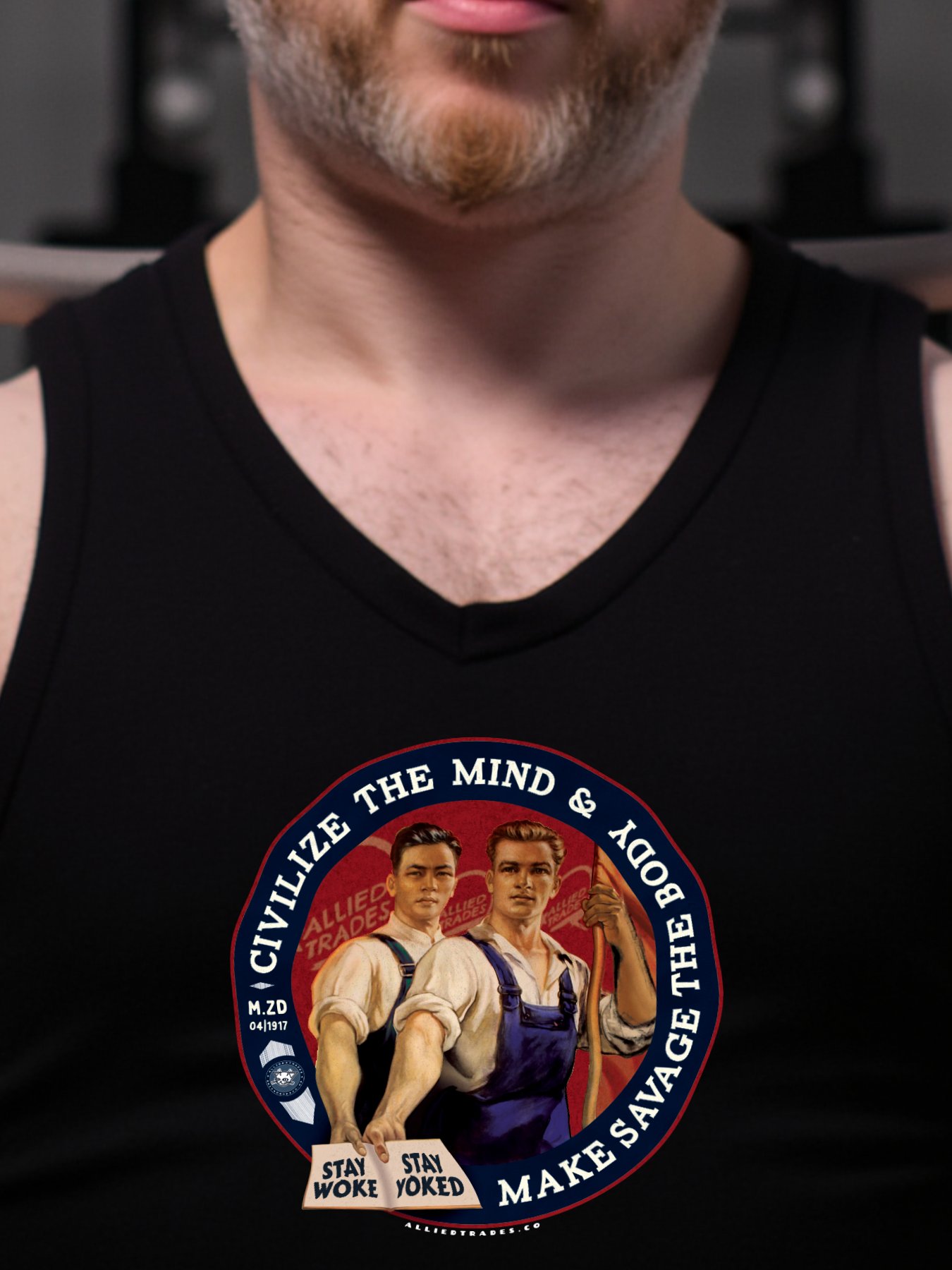 Stay Woke! Stay Yoked! Tankie Top! product image (1)