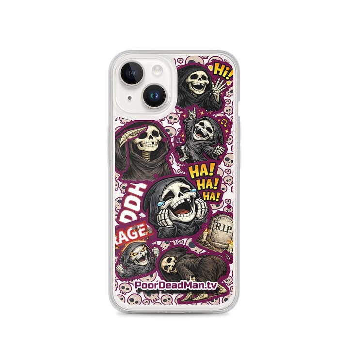 PDM Dead Laugh Clear Phone Case product image (2)
