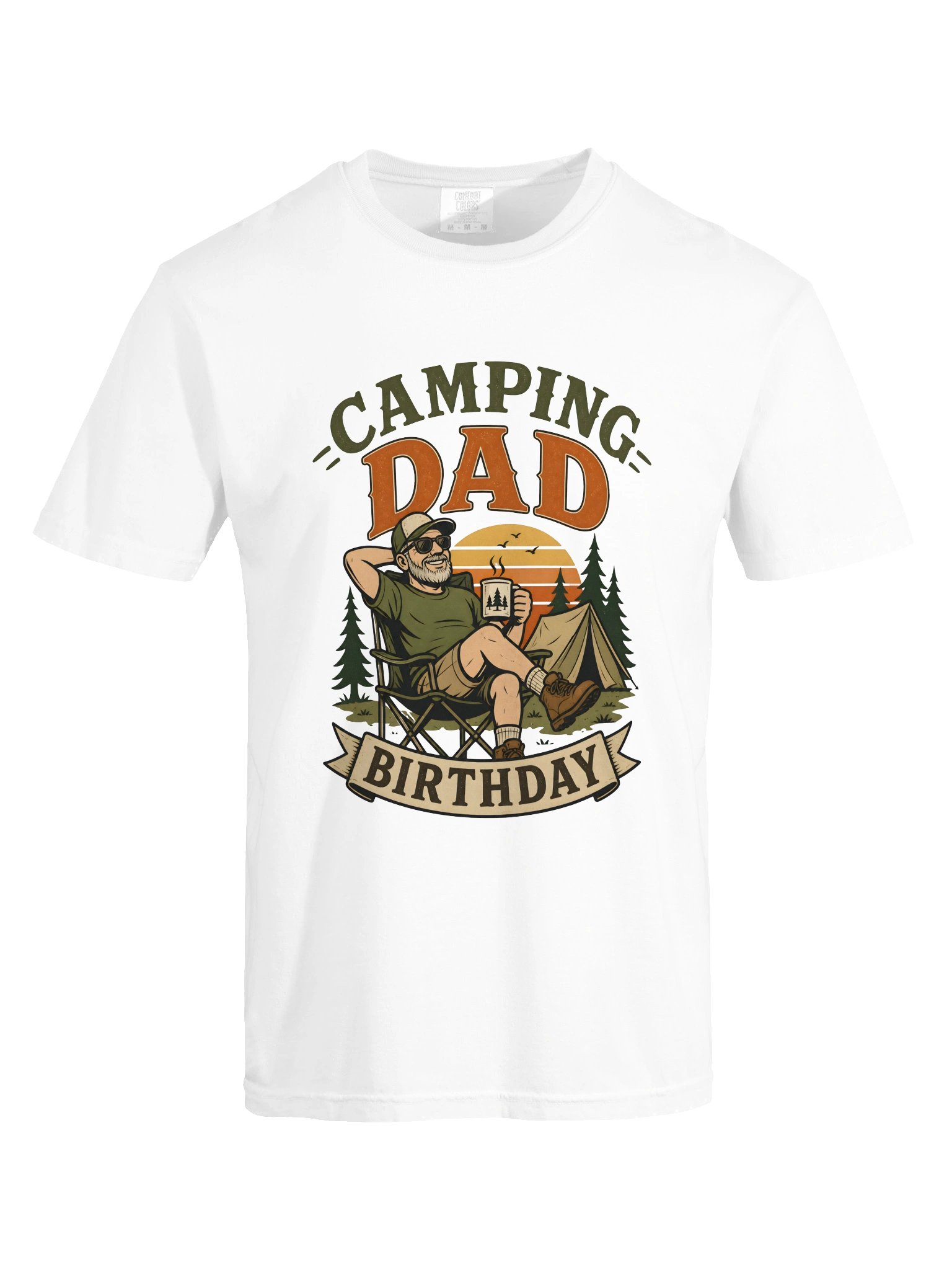 Camping Dad Birthday Tee product image (51)