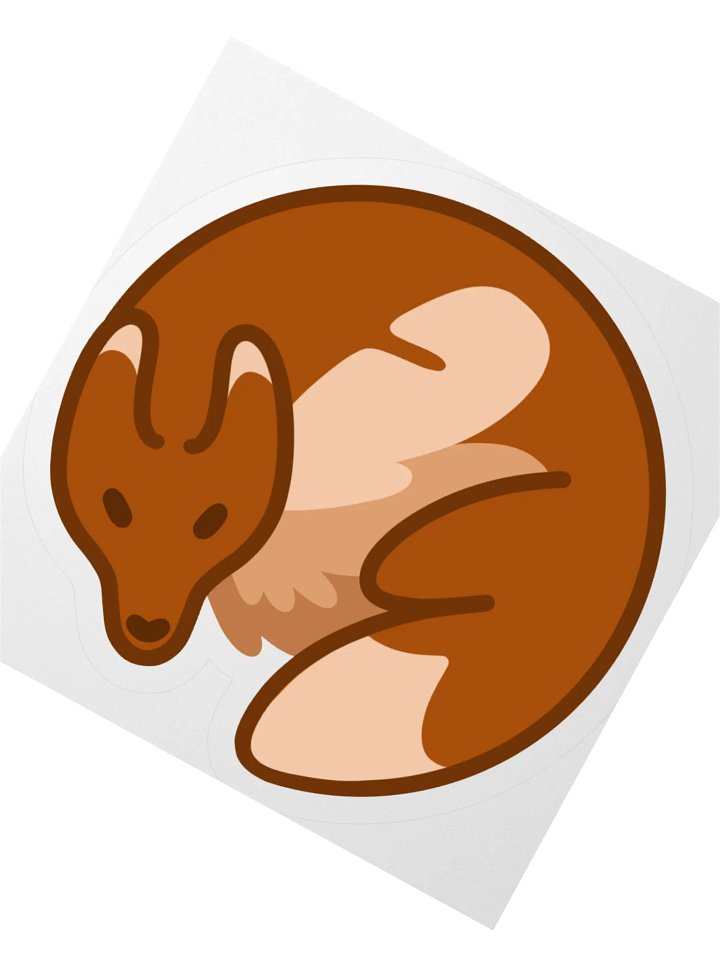 Fox & Feather Sticker product image (2)