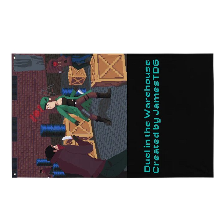 Duel in the Warehouse Tapestry product image (1)