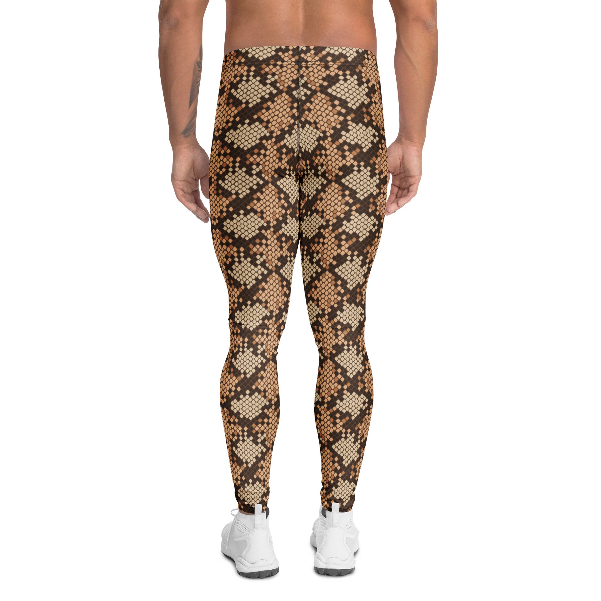 Comfortable Men's Leggings with Bold Snake Print product image (2)