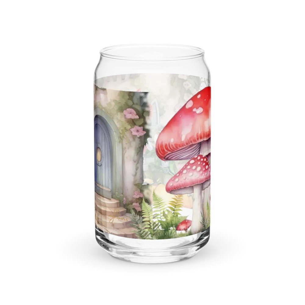 Four Seasons of Love: Autumn Serenade Can-Shaped Glass | Fall Romance Drinkware product image (8)