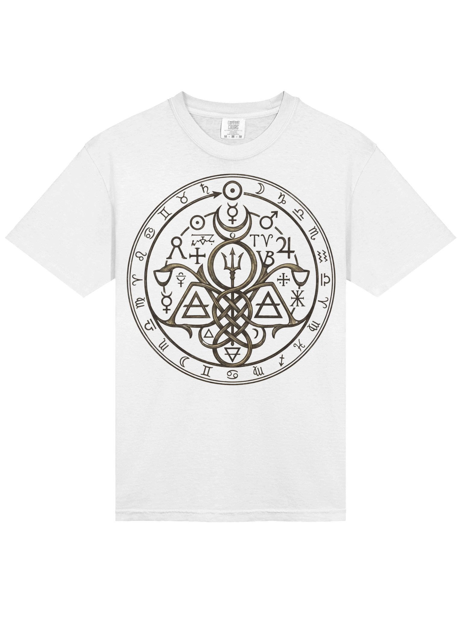 Mystic Symbols Circle T-Shirt product image (3)