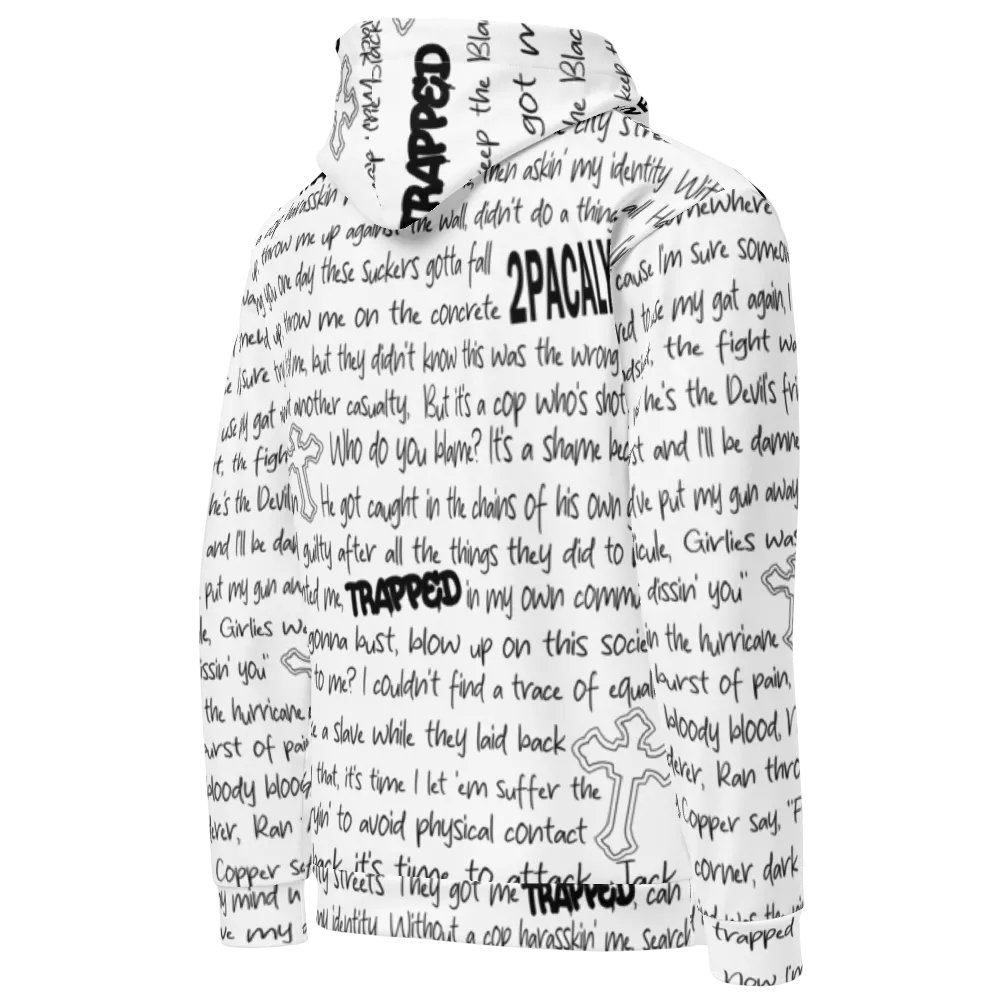 Trapped - 2Pac - WHITE - Unisex Hoodie product image (4)