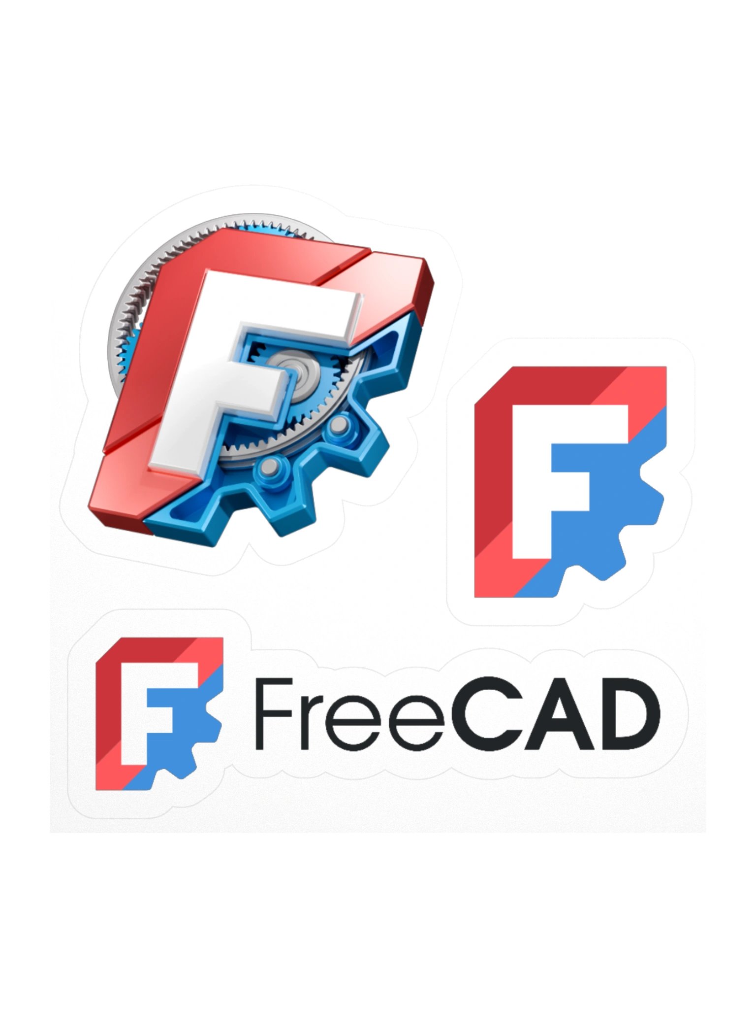 FreeCAD Kiss-Cut Stickers product image (1)