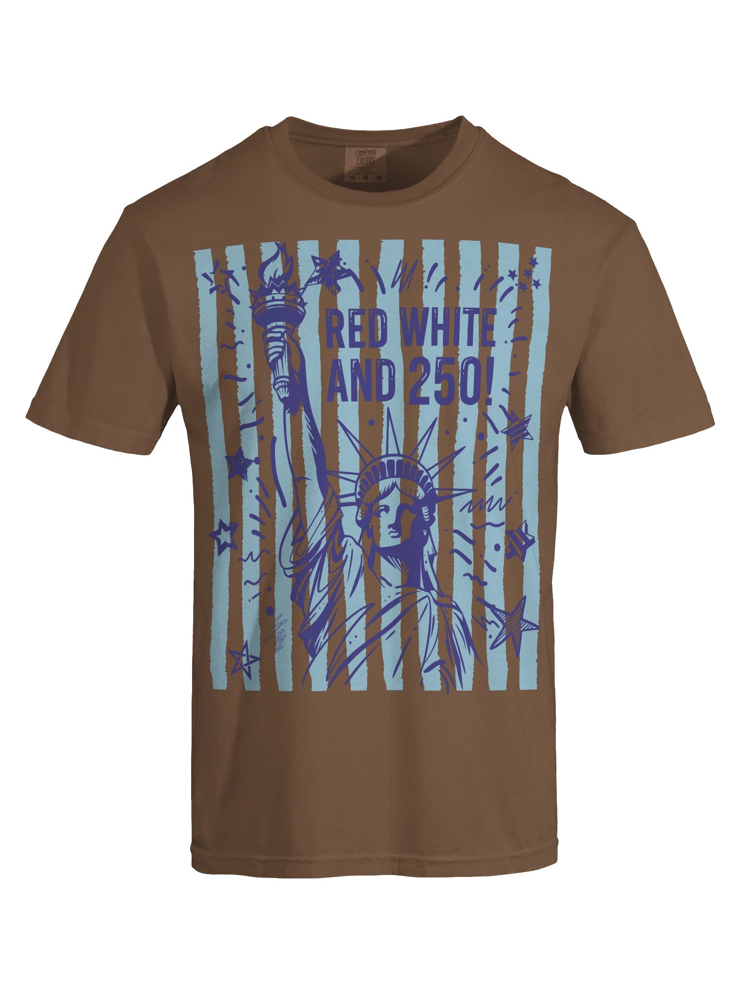Red, White, And 250, USA Bday T Shirt product image (86)