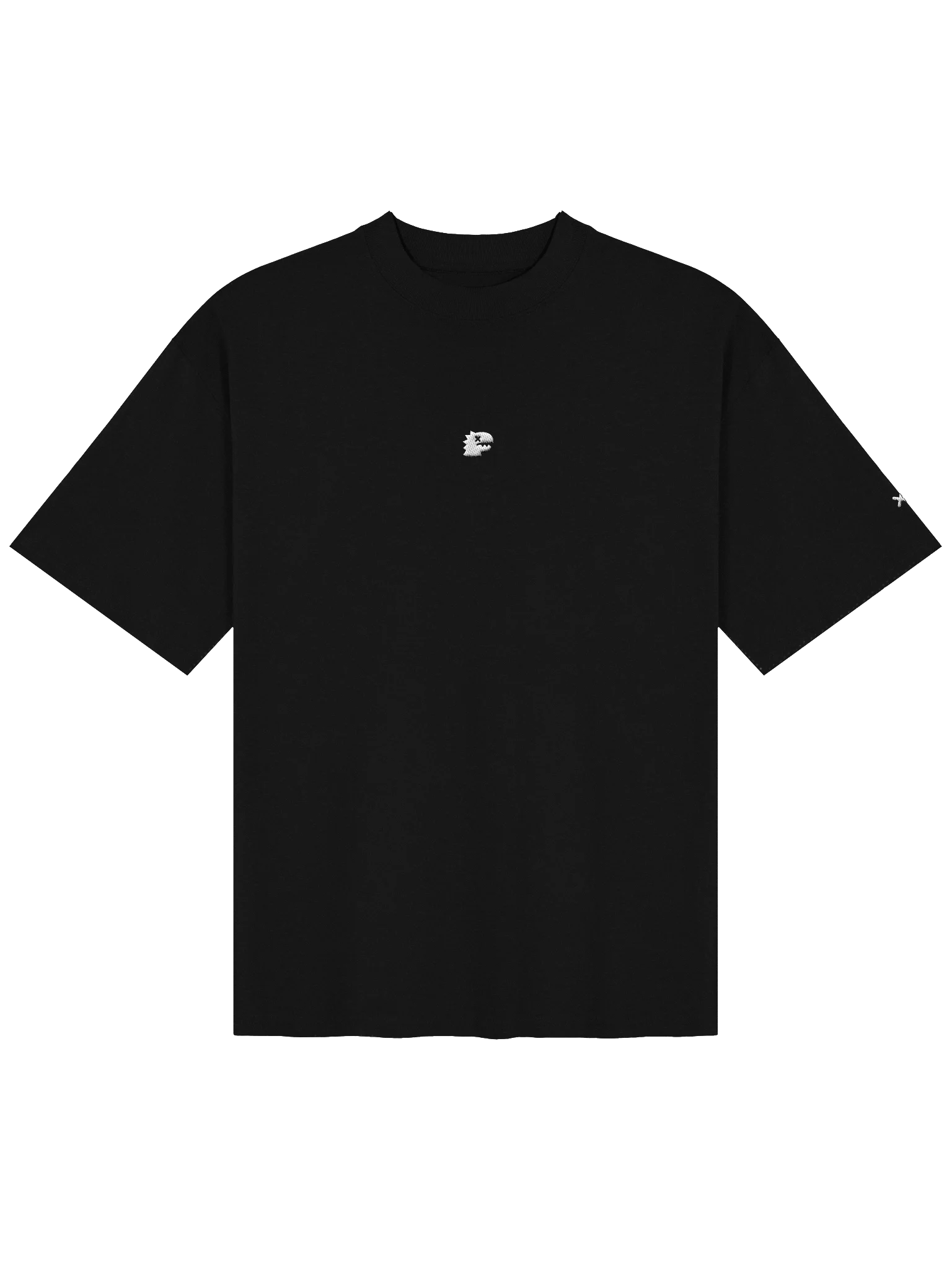 FMB ∣ JETLAG DINO Center Embroidered Oversized Tee Black product image (1)