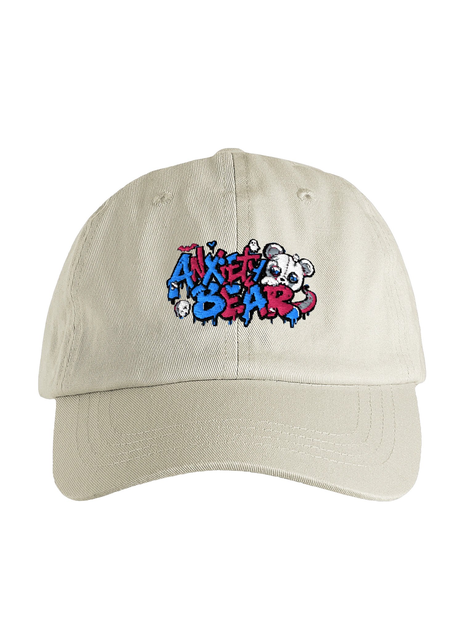 Anxiety Bear Embroidered hat product image (3)