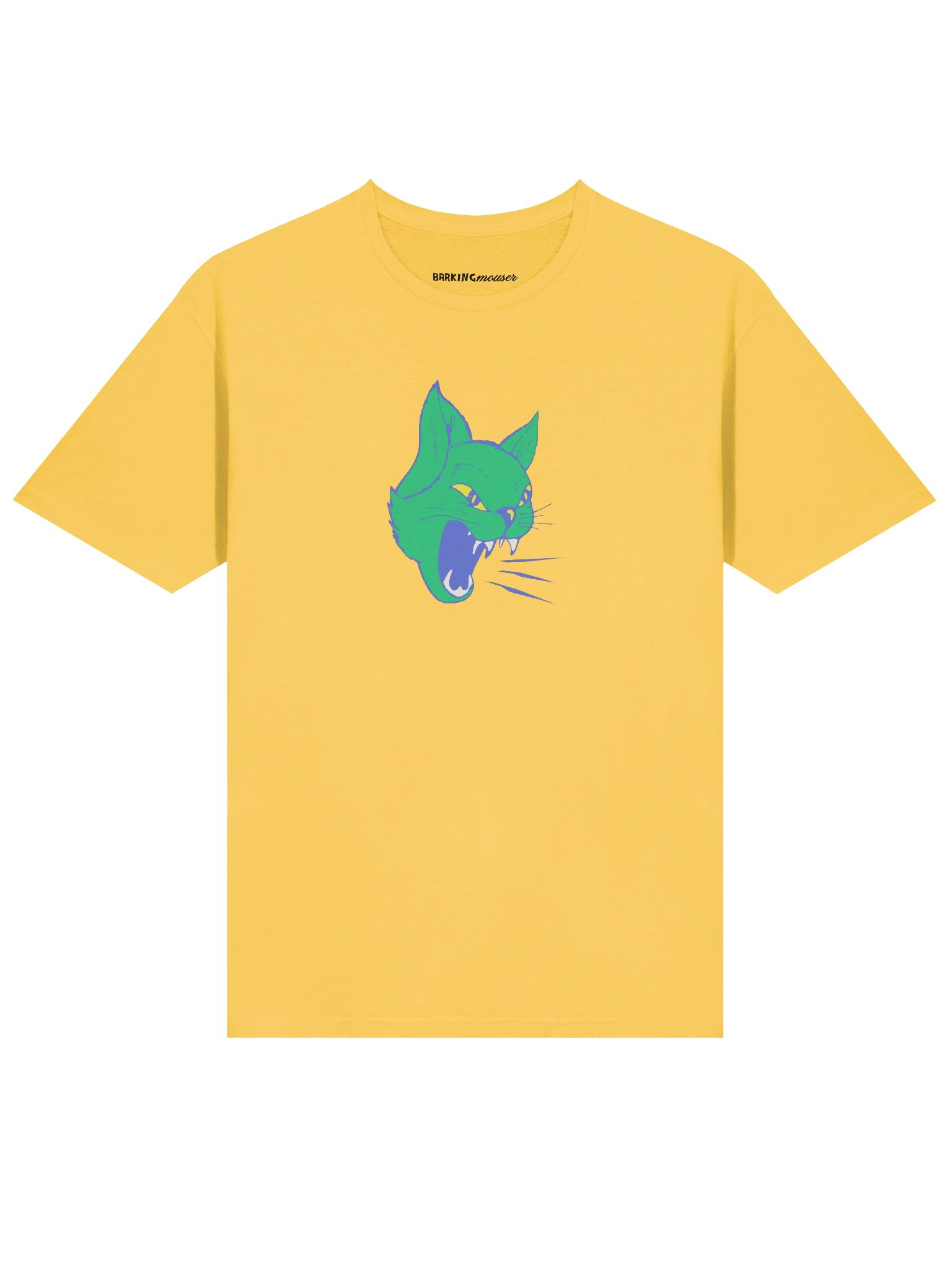 AMAZONAS // Cat Logo T-shirt Yellow product image (4)