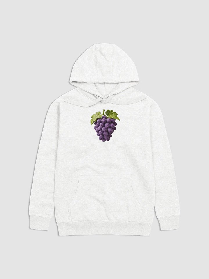 CozyAvocado Cotton Heritage Unisex Premium Hoodie Grape Slice #7 product image (1)