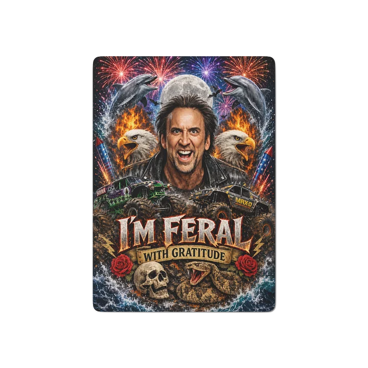 Feral With Gratitude Cards product image (1)