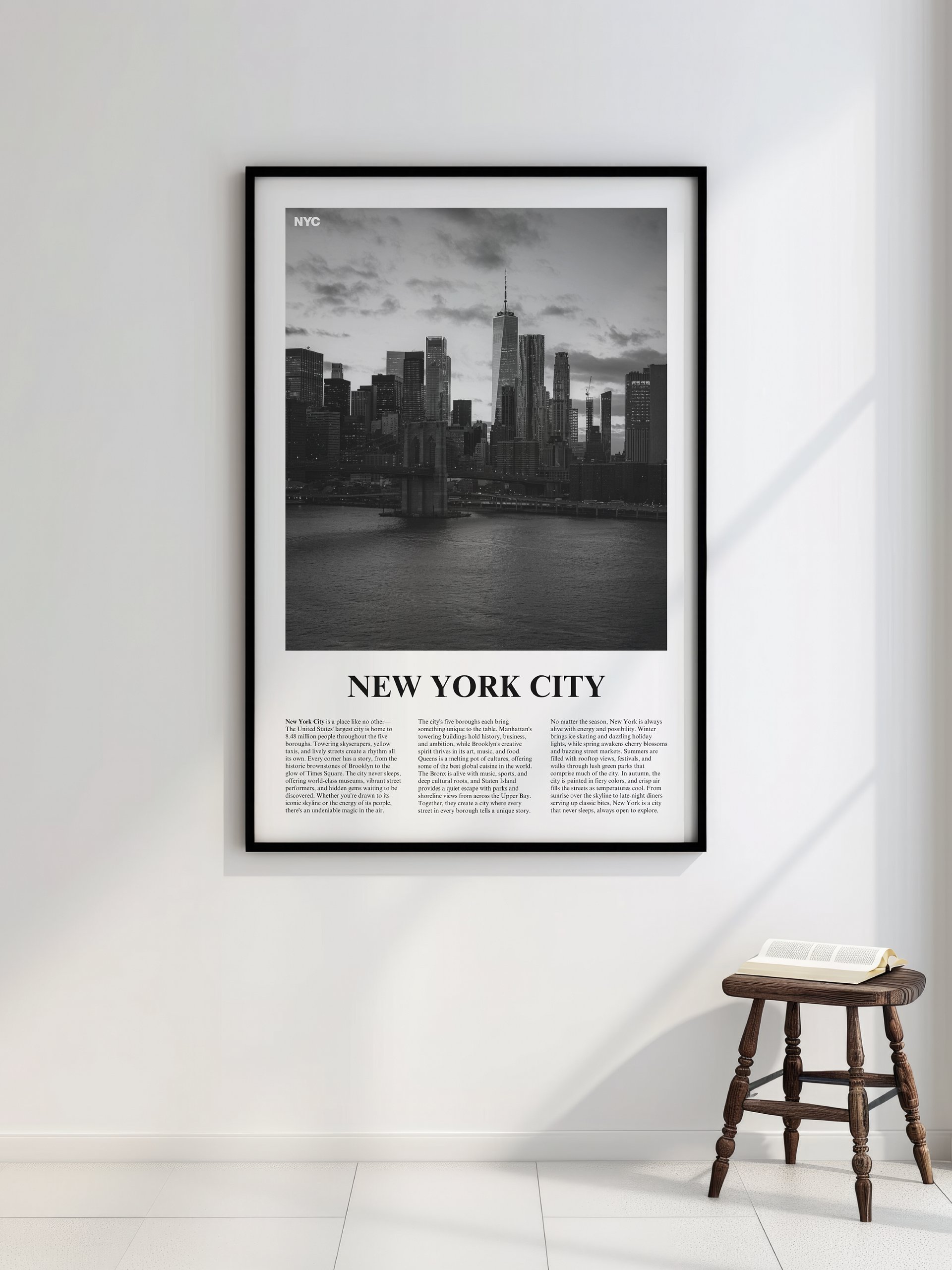 New York City 02 Newspaper Poster product image (2)