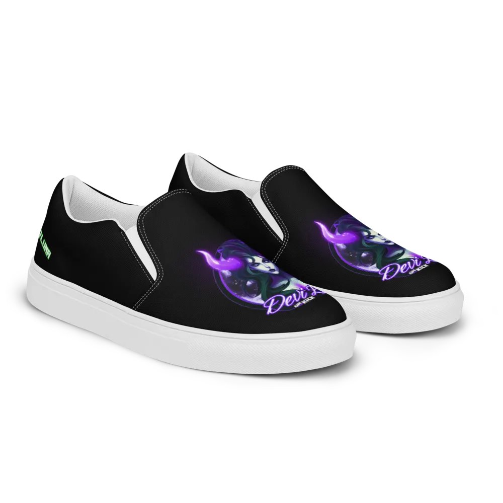 DeviLuna Black Slip-On Shoes product image (6)