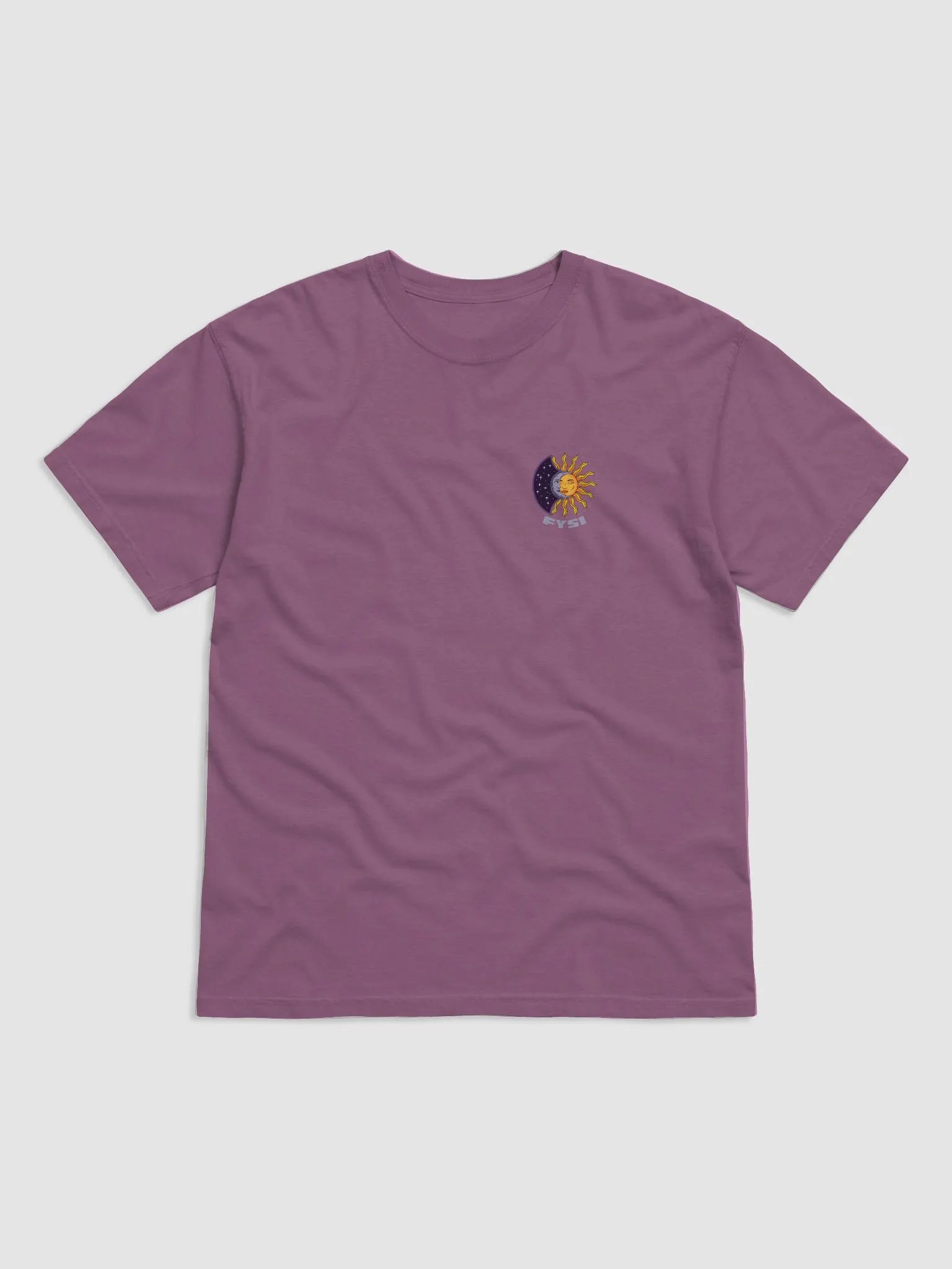 Celestial Harmony Sun & Moon organic cotton T-Shirt product image (4)