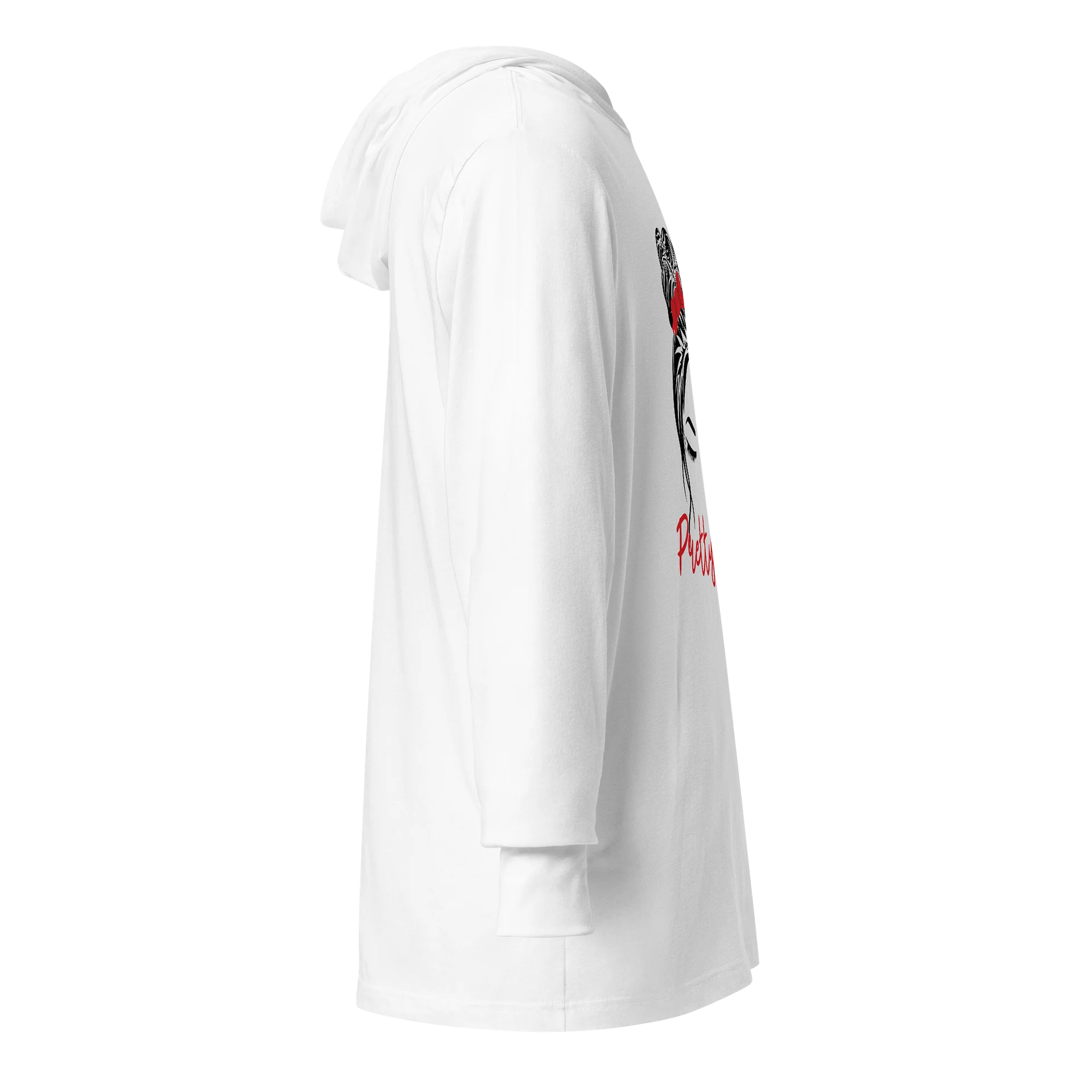 Pretty Girl Lightweight Hooded T-Shirt product image (11)