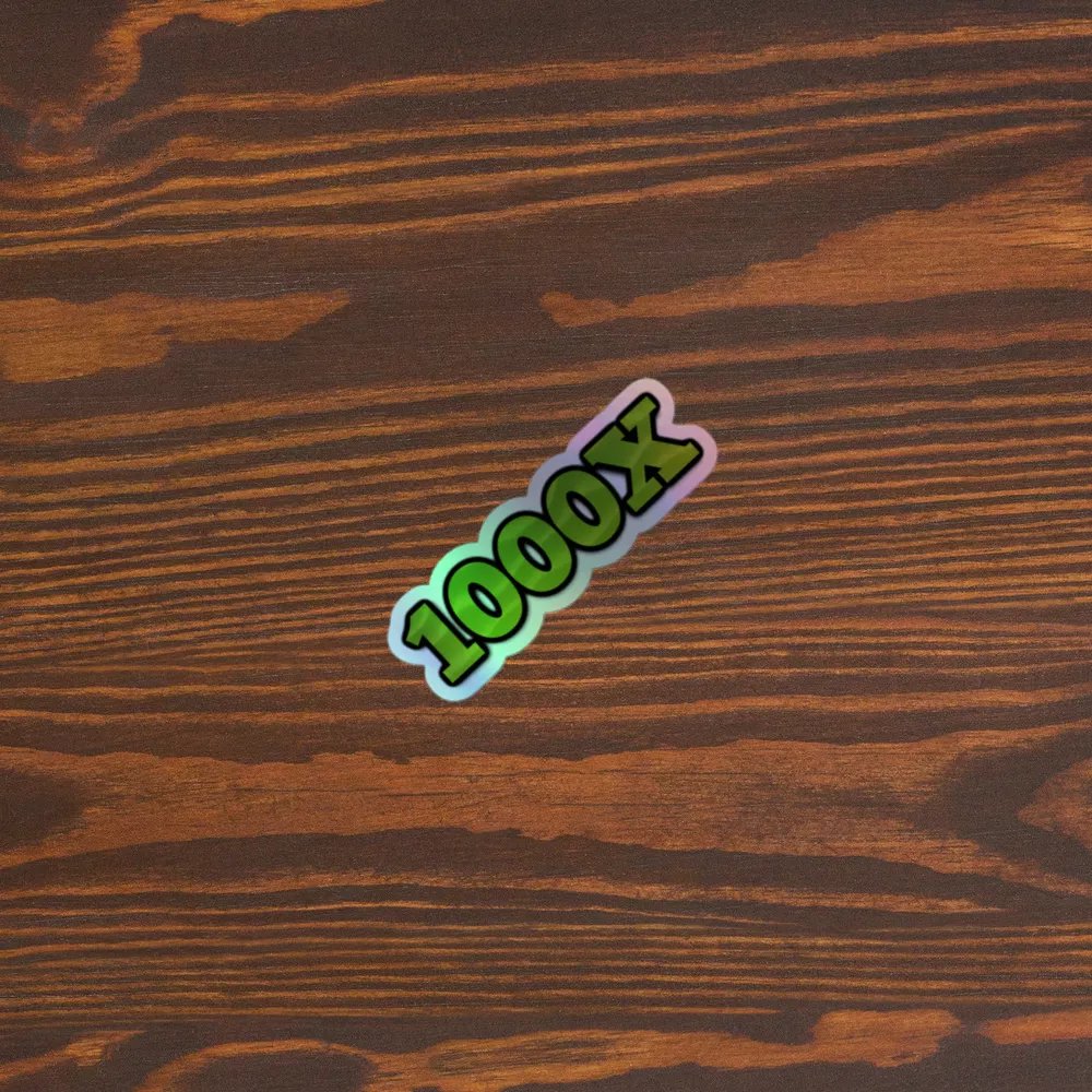 1000X HOLO STICKER product image (3)