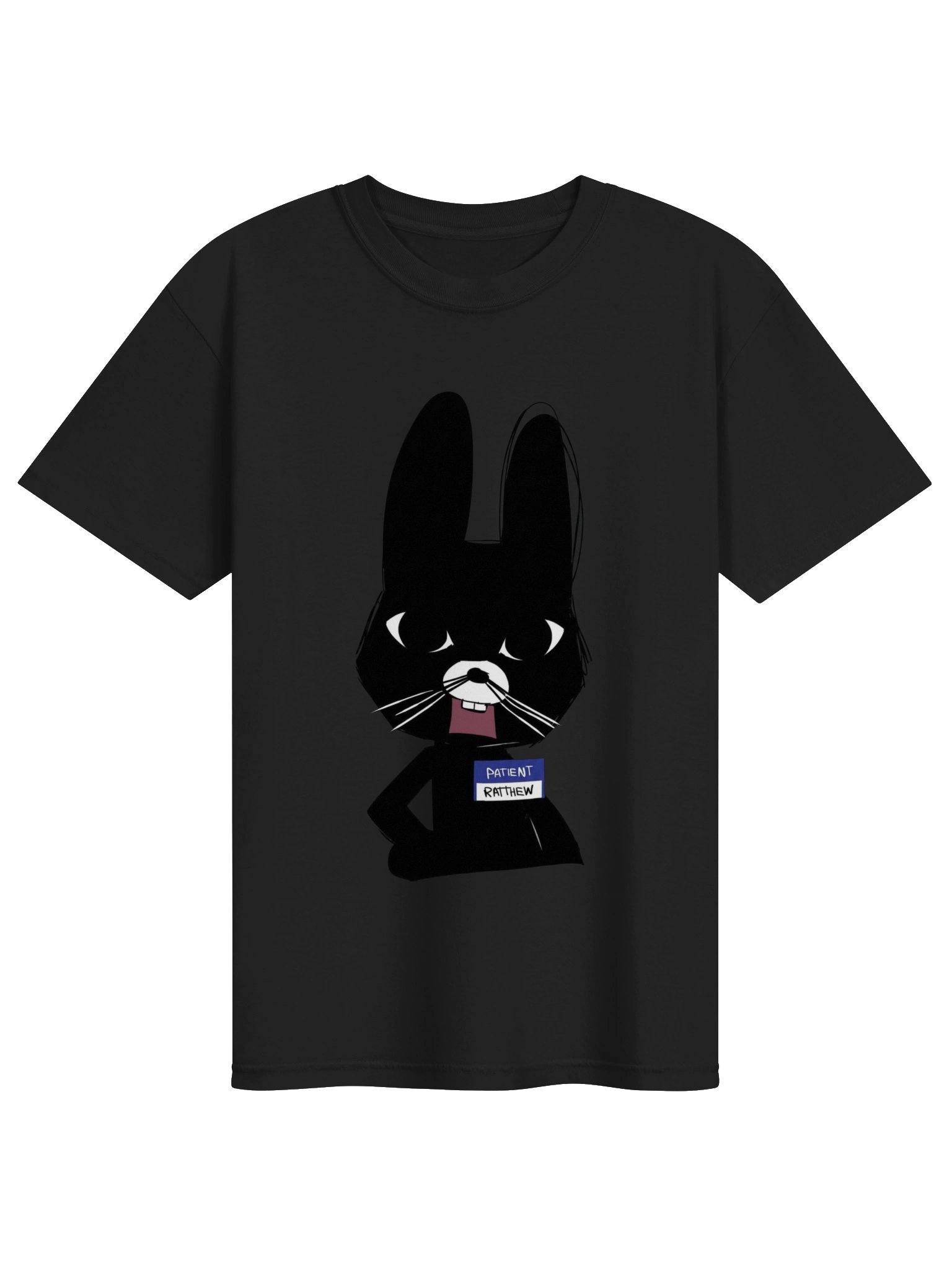 Ratthew Patient Badge T-Shirt – Cute Creepy Hospital Aesthetic Unisex Tee product image (11)
