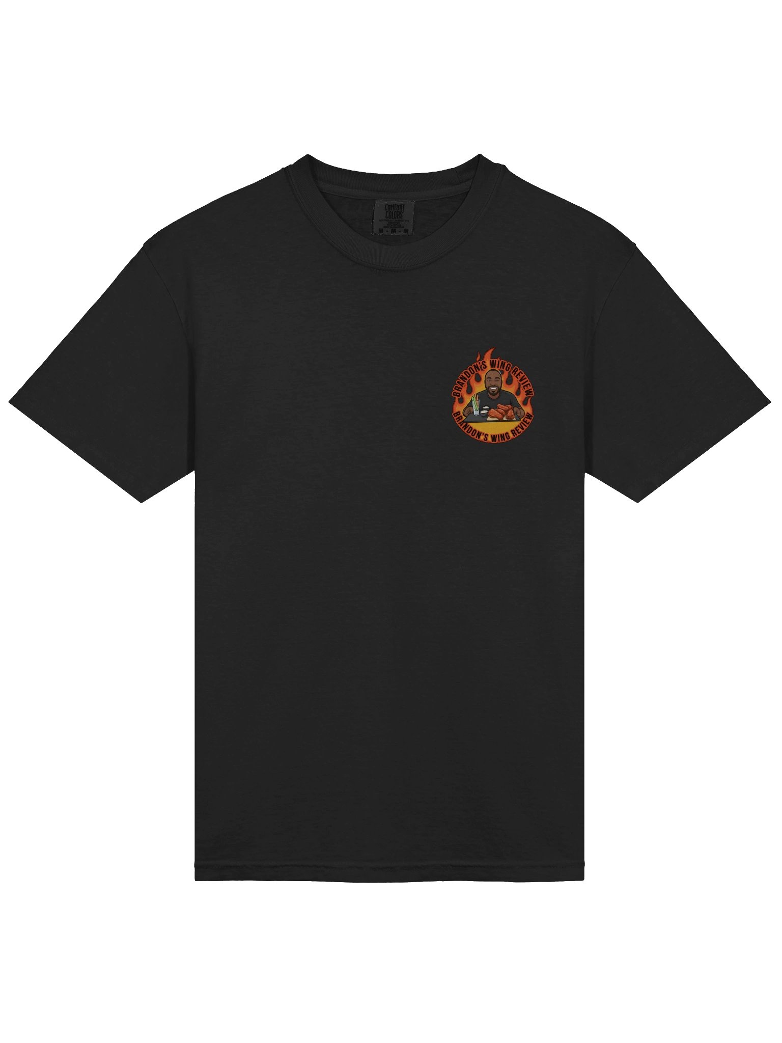 Brandon's Wing Review Flame Logo tee product image (3)