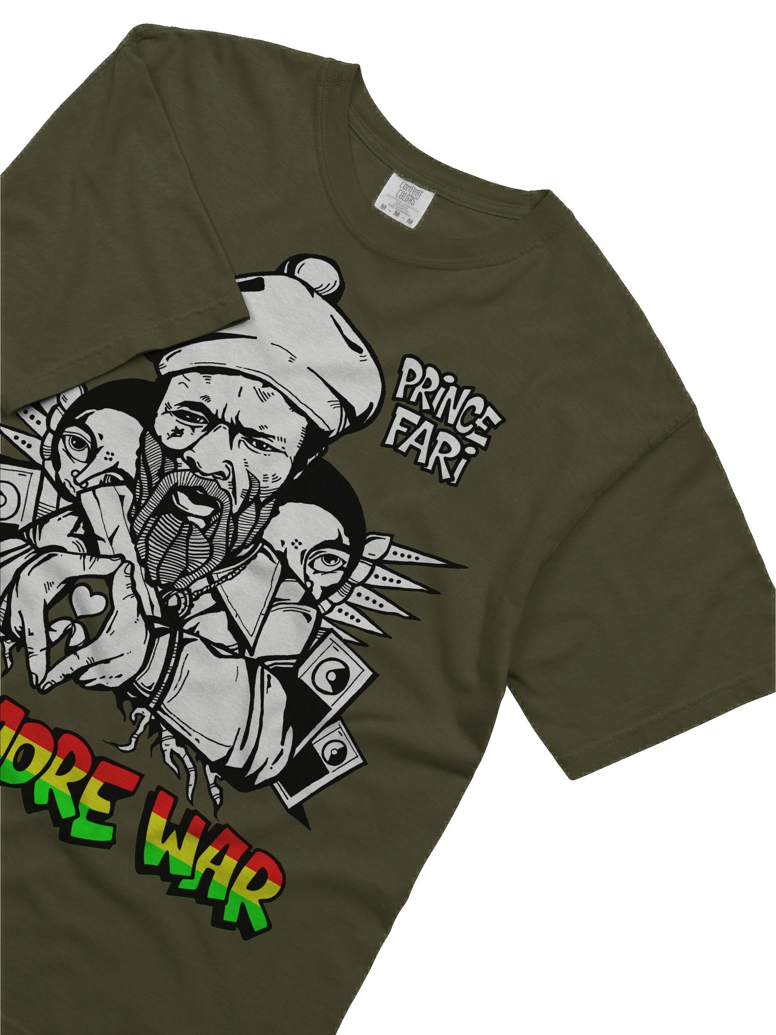 Prince Far I T-Shirt by RasTerms37 (Green / Red Gold Green / Premium) product image (3)