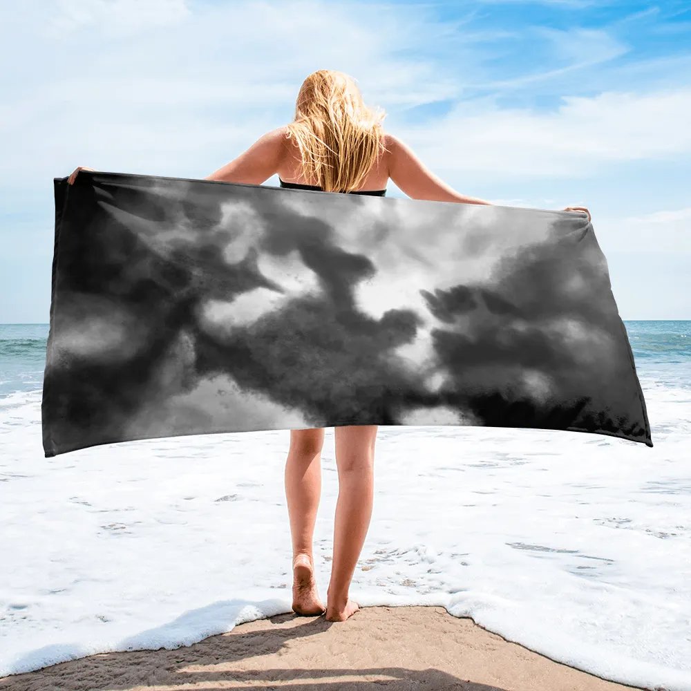 Ethereal Smoke Sublimated Towel product image (2)