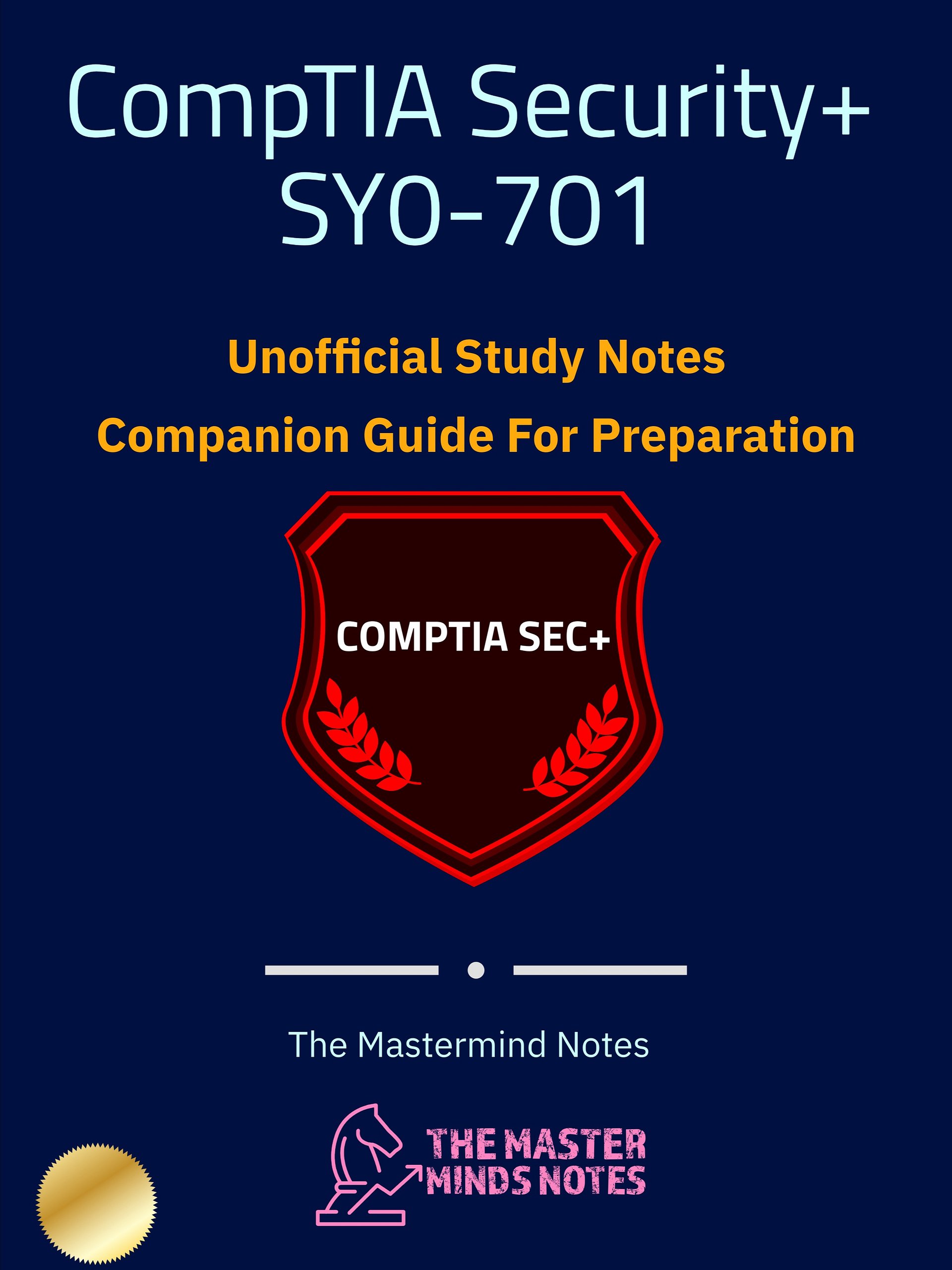 CompTIA Security+ SY0-701 Study Notes (Unofficial) + FREE CHEAT SHEET product image (1)
