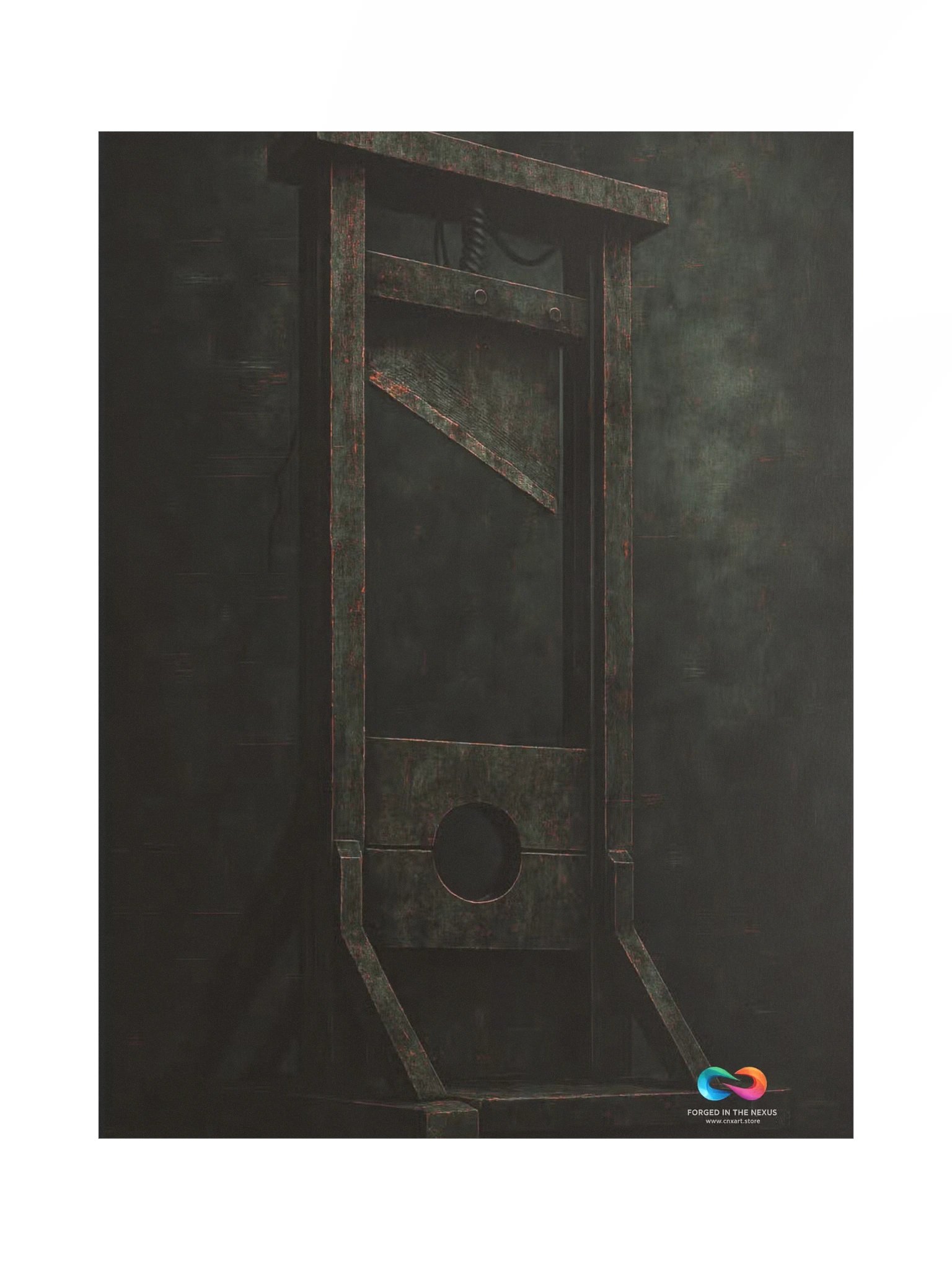 CINEMATIC ART POSTER – DYSTOPIAN GLITCH #008 product image (1)