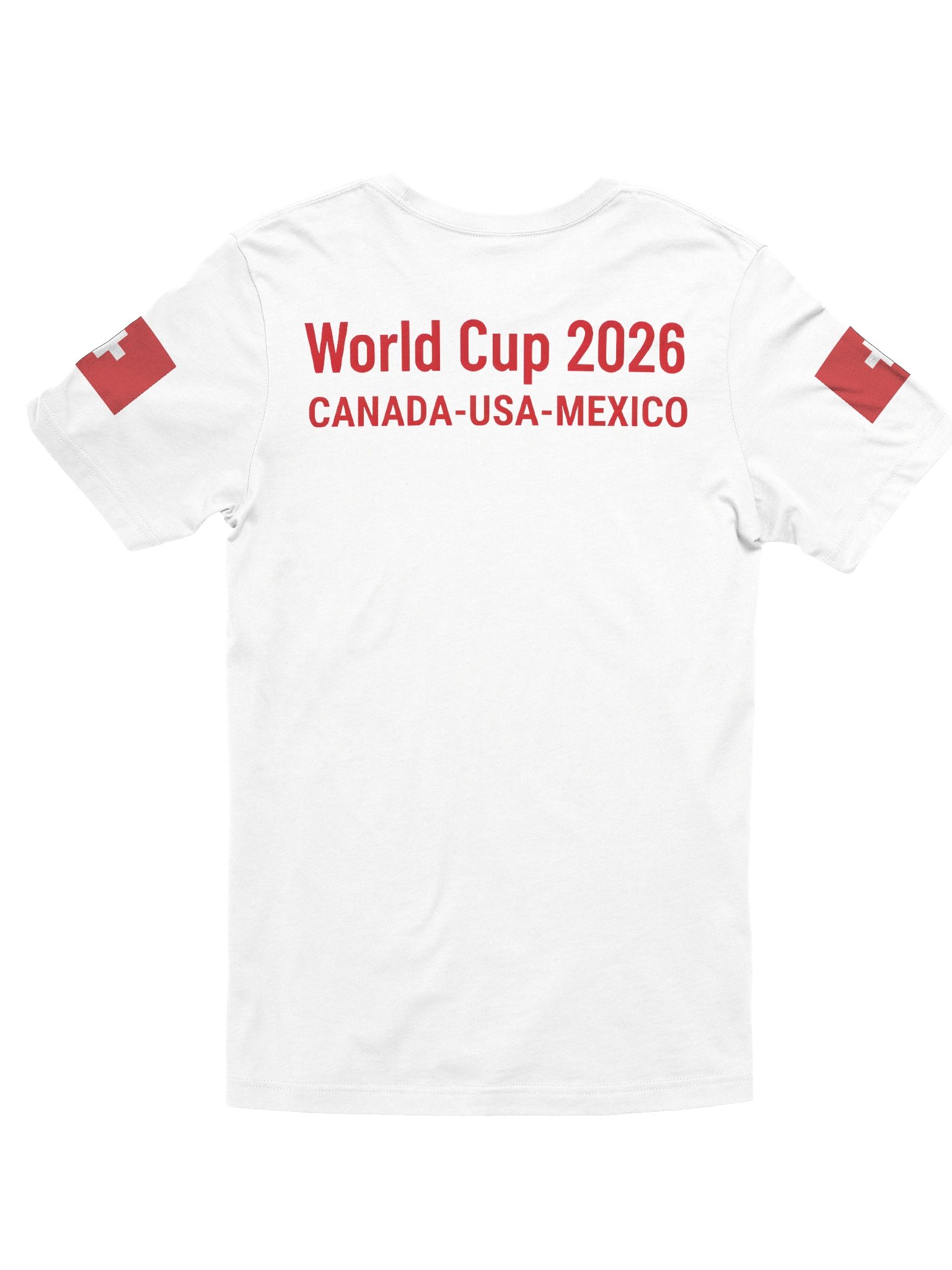 Switzerland 2026 World Cup Flag Tee - World Cup 2026 Map Edition - Premium Unisex T-Shirt product image (12)