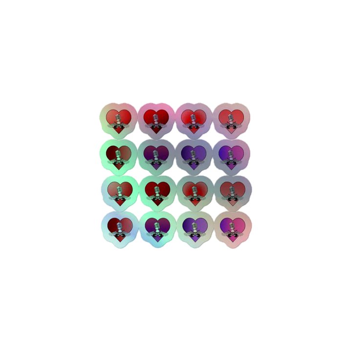 Holo-Heart Logo Mini Sticker Pack product image (1)