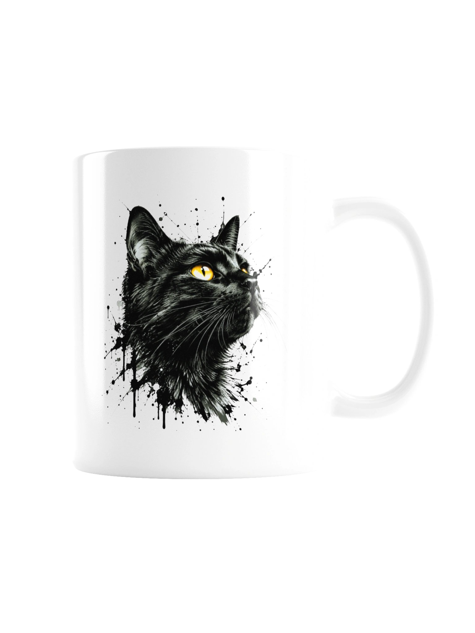 Midnight Cat Ceramic Mug product image (7)