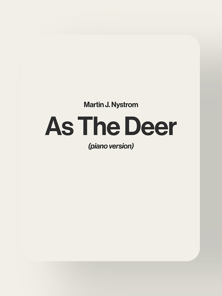 As The Deer product image (1)