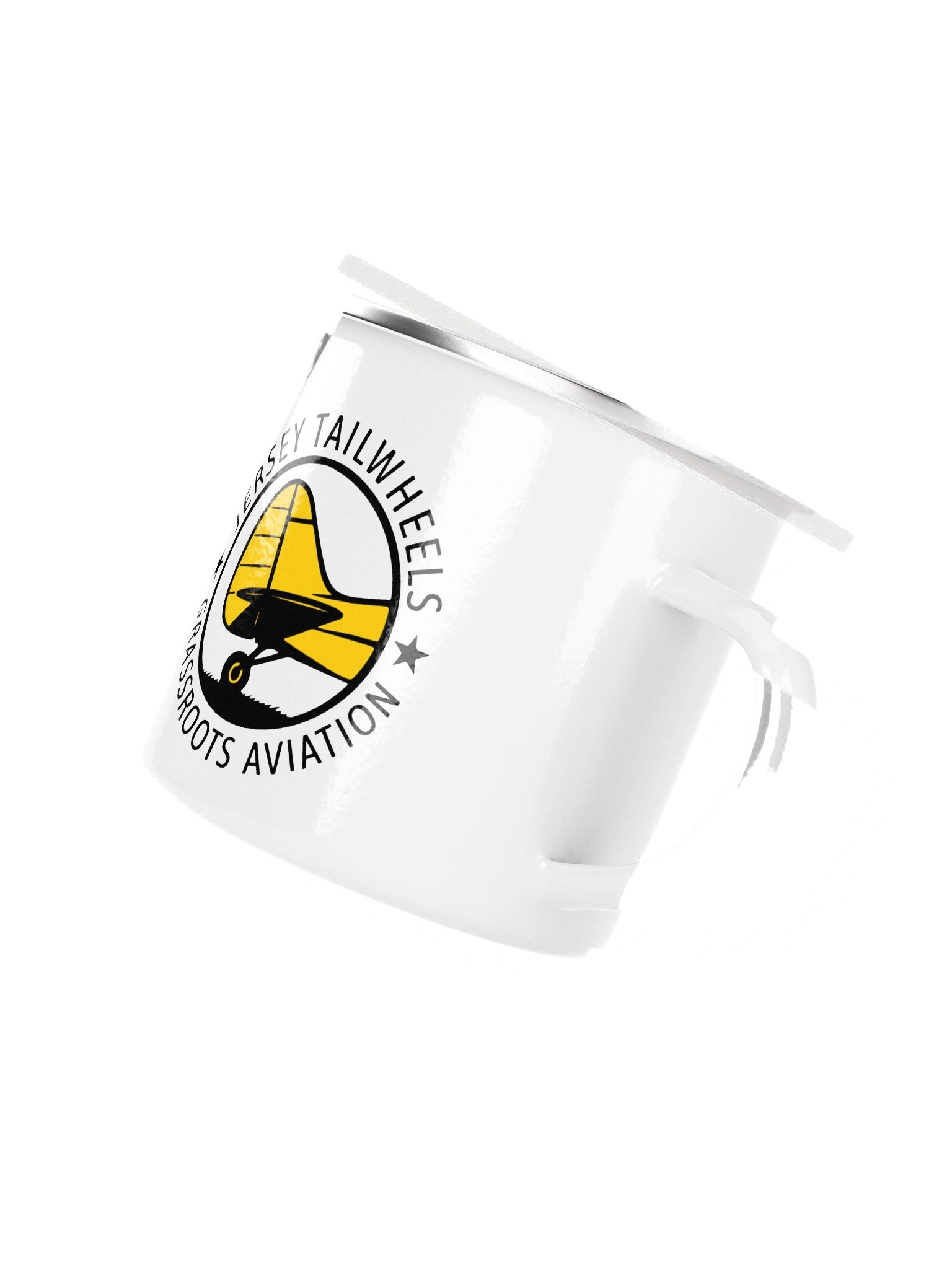 Jersey Tailwheels Enamel Logo Mug product image (3)