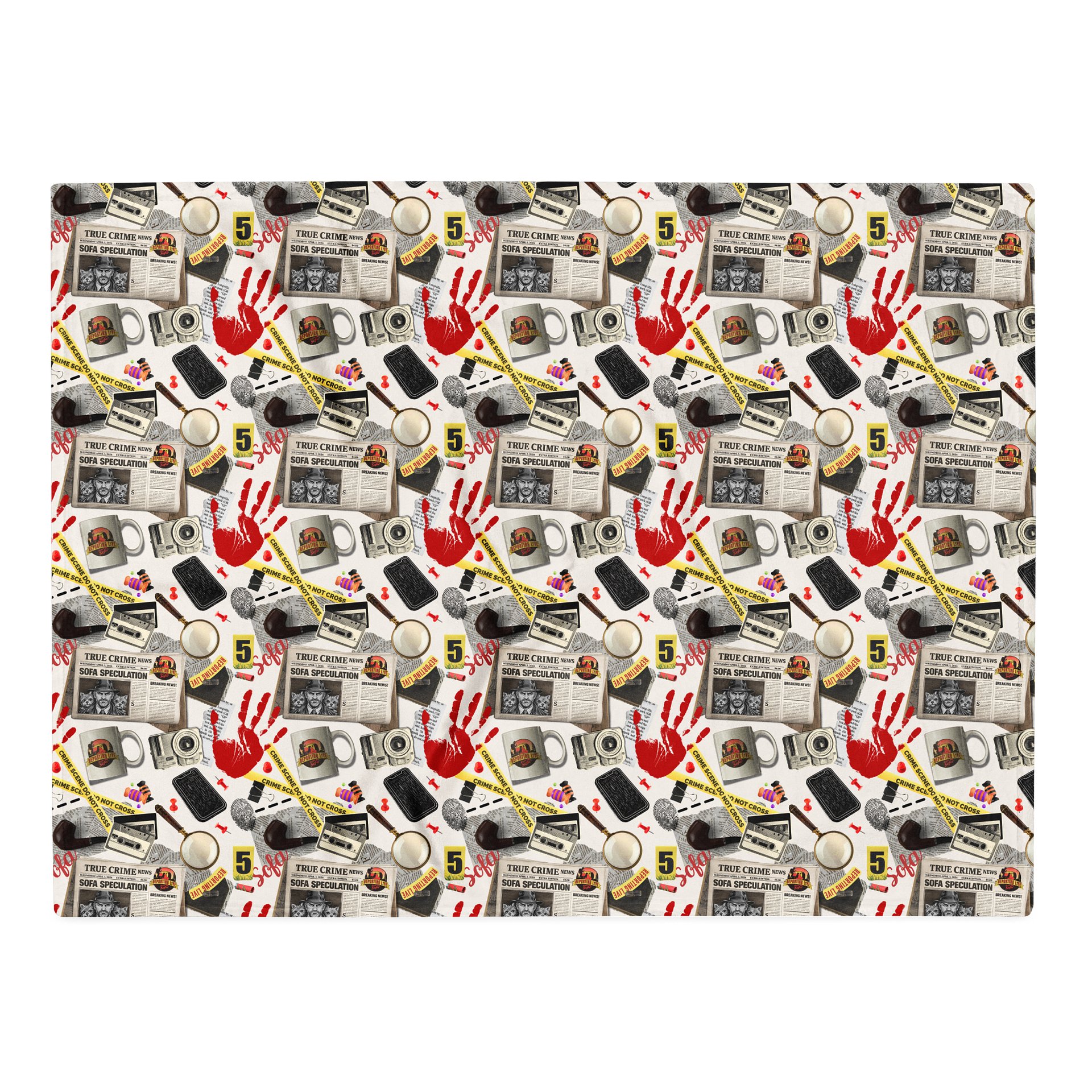 True Crime Throw Blanket Sofa Cringe Binge product image (2)