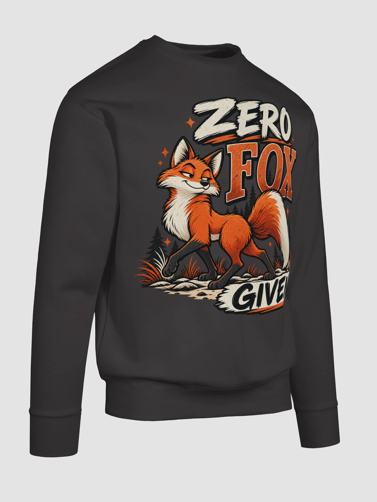 Zero Fox Given - Sarcastic Funny Animal Lover Sweatshirt product image (88)