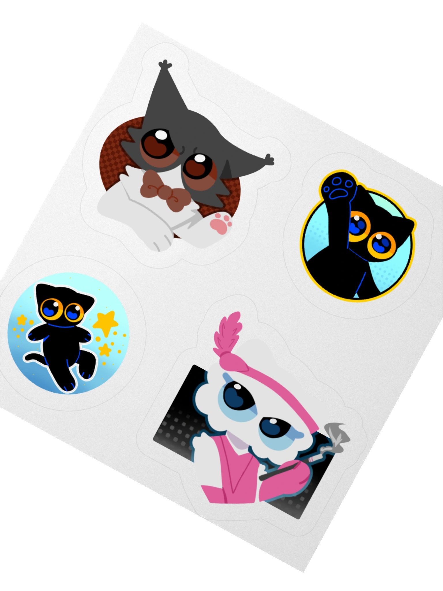 Silly Kat Sticker Pack B product image (4)