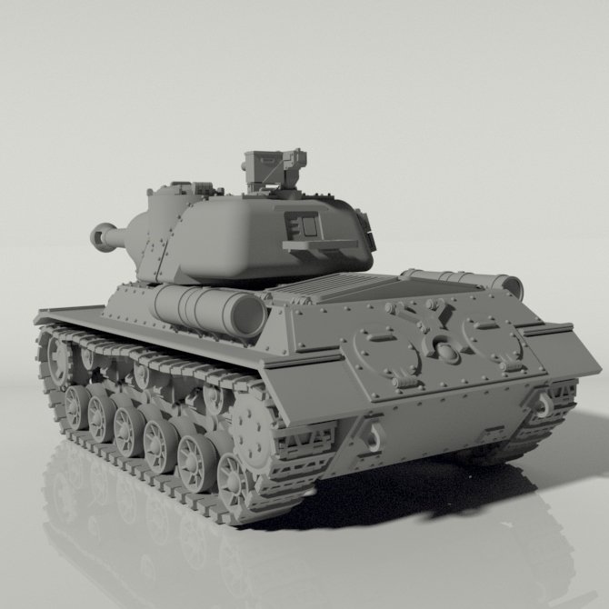 Grim IS-2 Heavy Tank STLs product image (5)