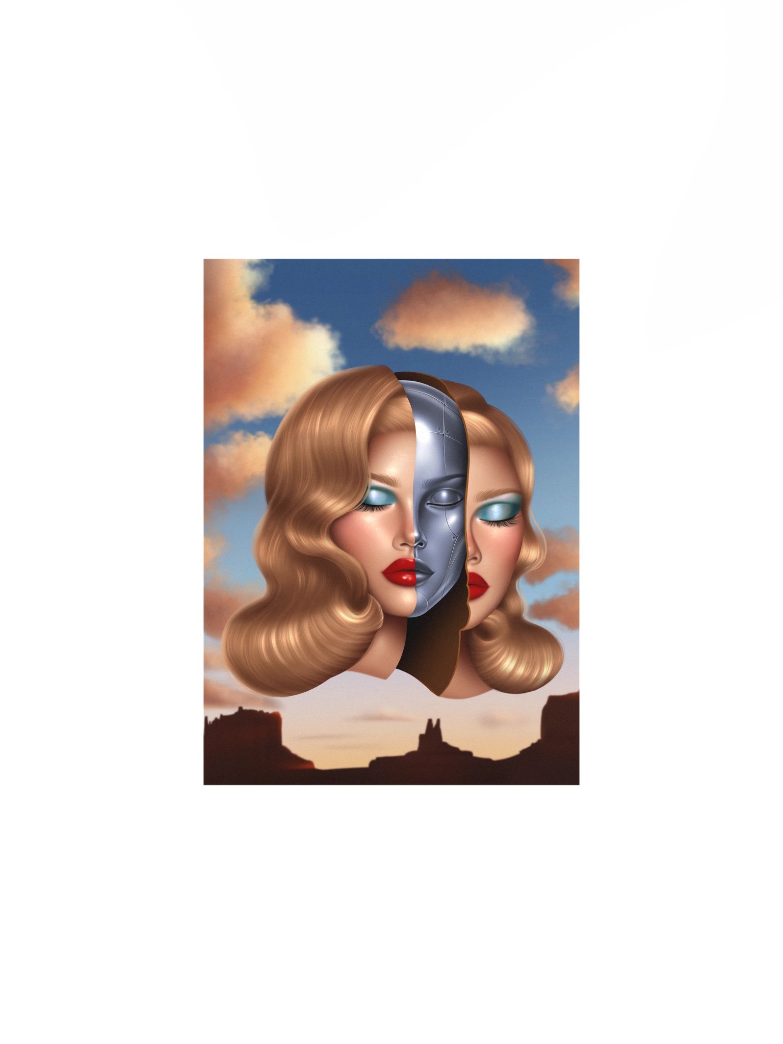 Artificial Muse Print — Borderless product image (2)