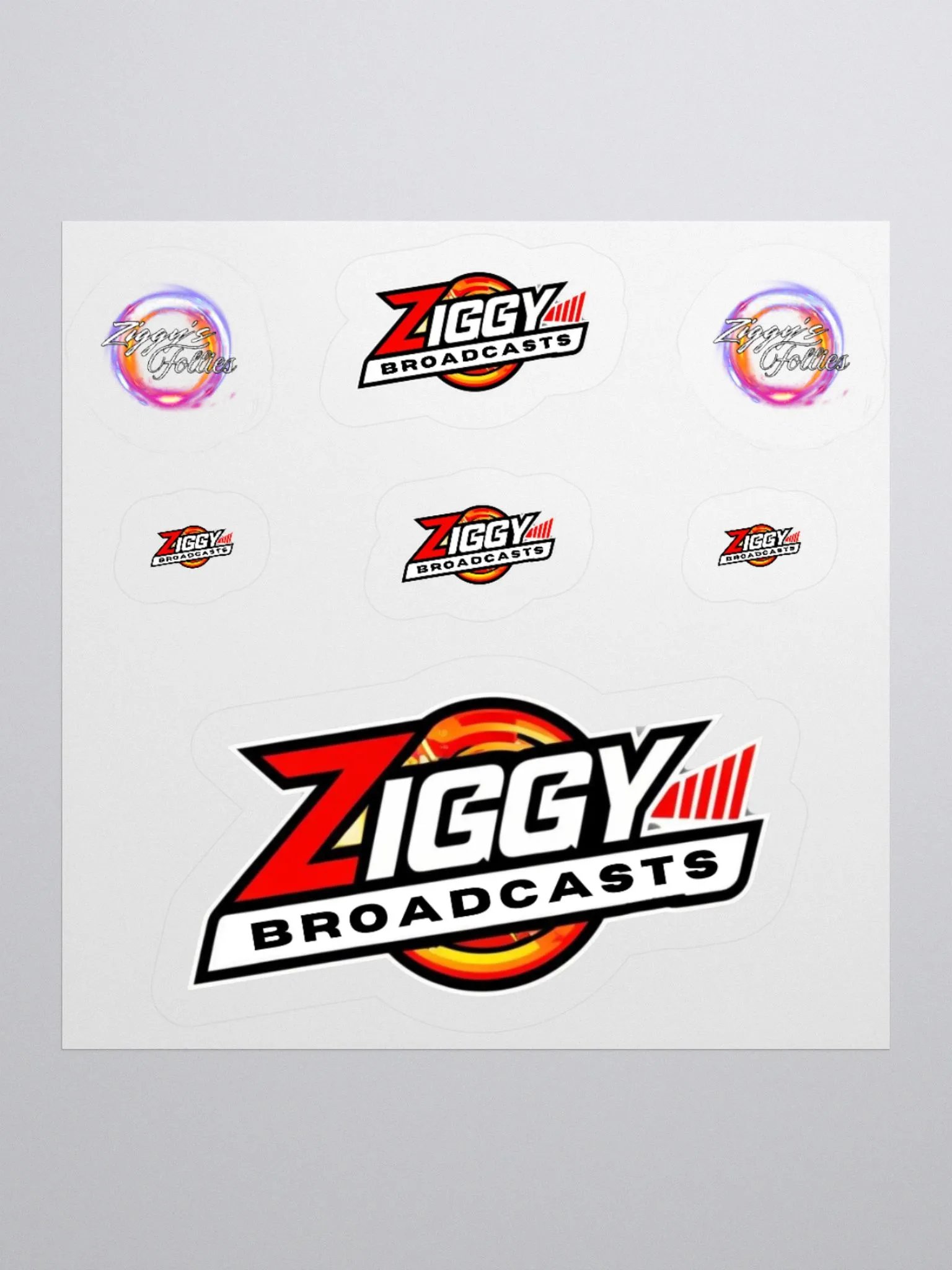 Ziggy Broadcast Computer Stickers product image (6)