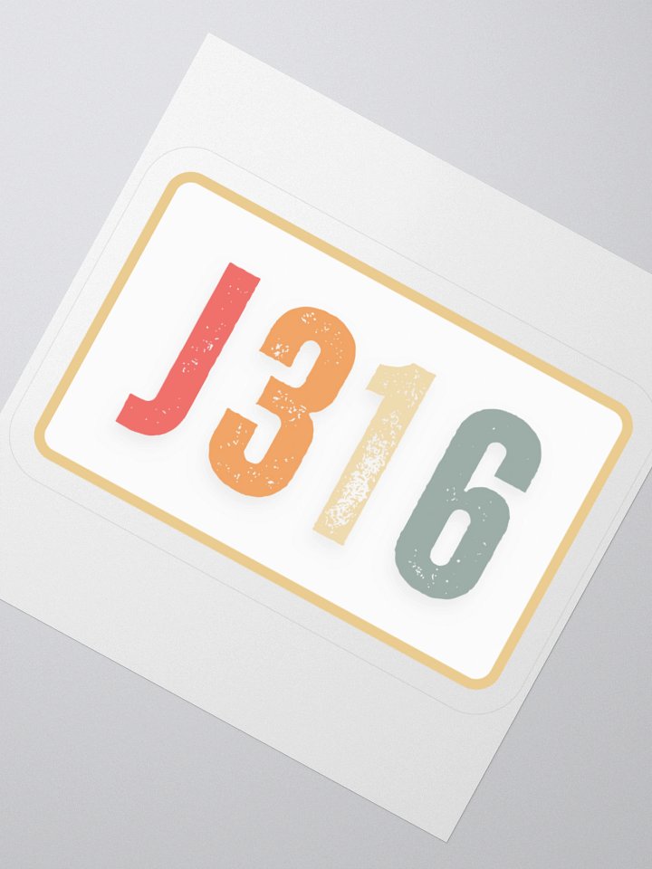 John 3:16 Sticker product image (4)