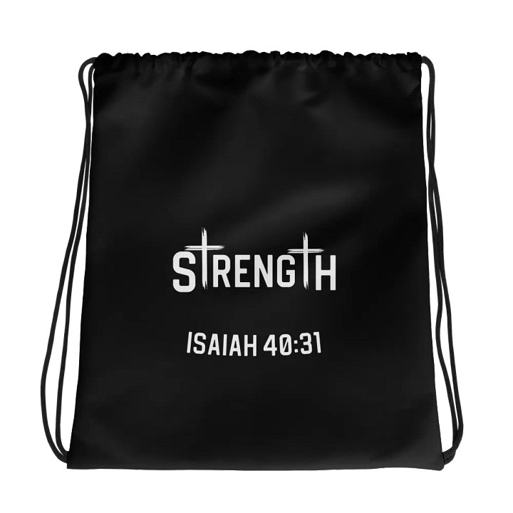 Strength Drawstring Bag product image (1)