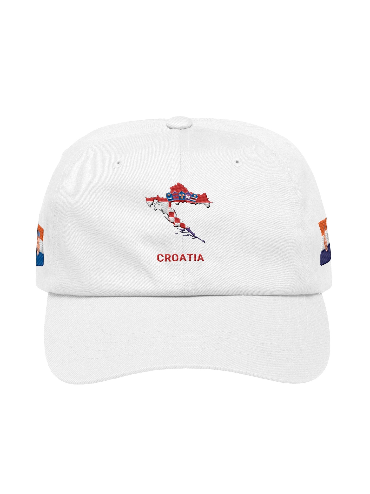 Croatia 2026 World Cup Flag Dad Hat - Croatia Soccer Fan Cap - Premium Embroidered Chino Cotton Twill product image (57)