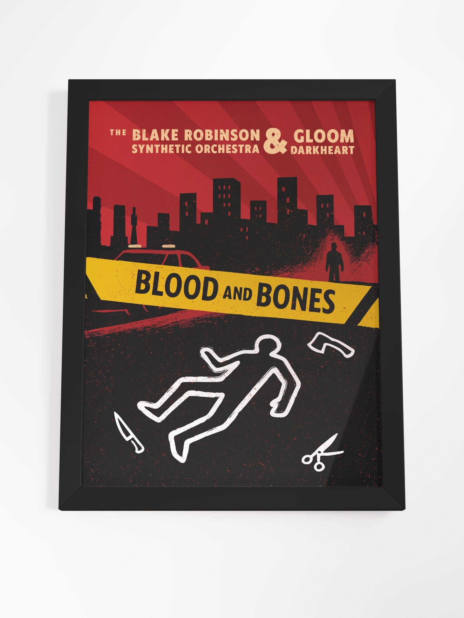 Blood and Bones black framed poster product image (13)