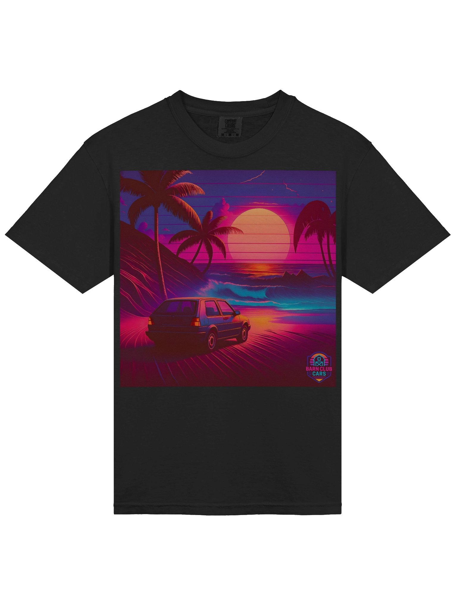 Synth Wave MK2 Golf T Shirt product image (43)