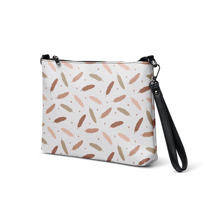 Mocha Mousse Feathers Crossbody Bag product image (2)