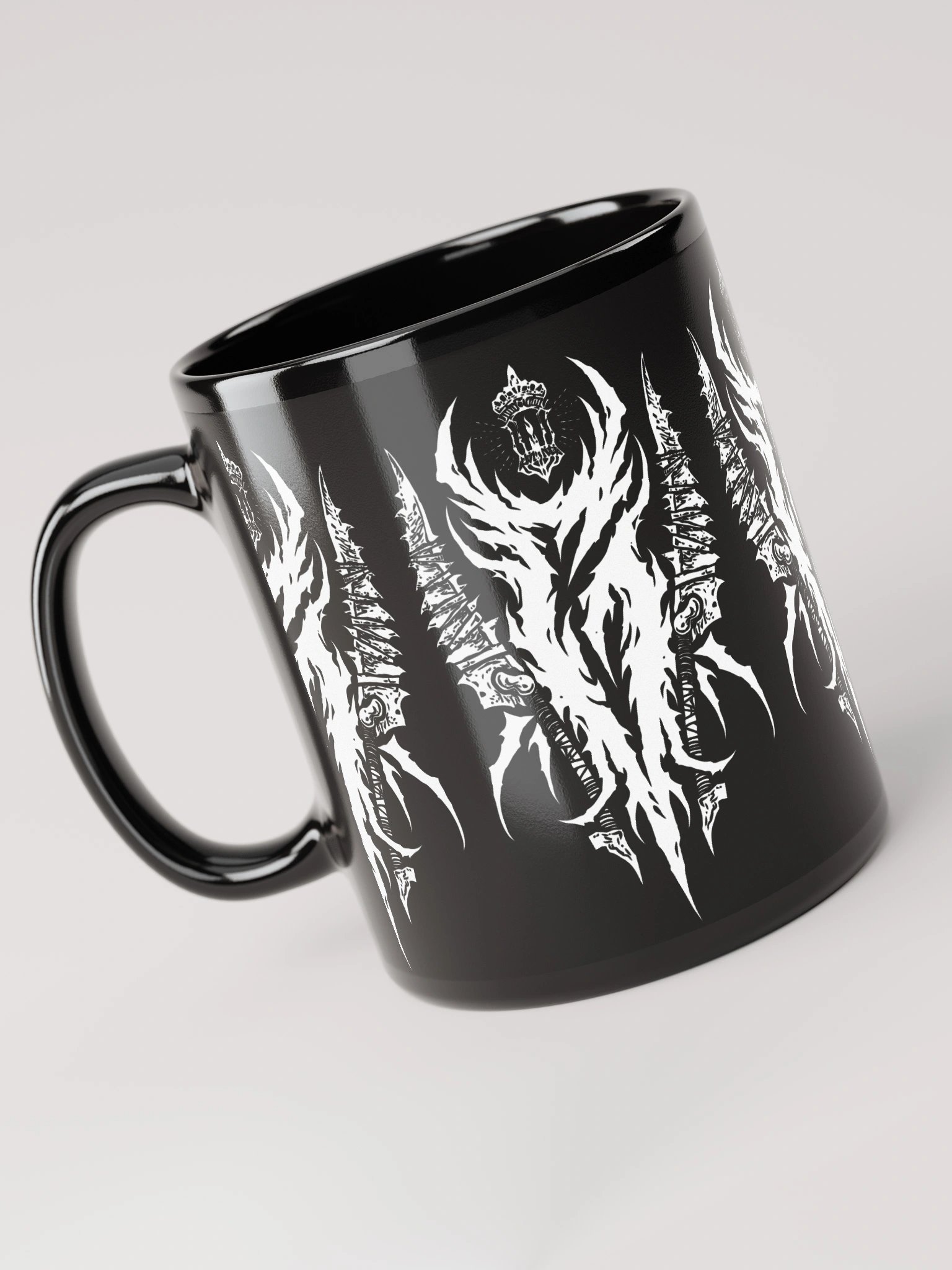 Gremlen Emblem Black Glossy Mug product image (6)